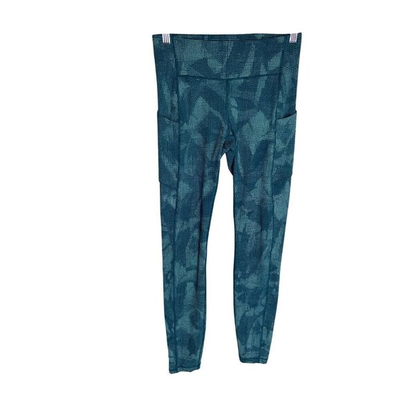 Lululemon Speed Up Tight 28" Bermuda Teal-sz 4 - Picture 1 of 9